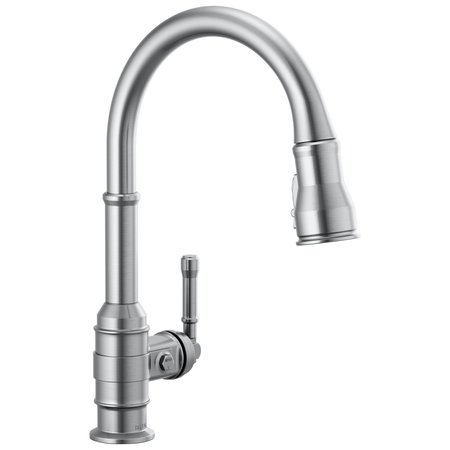 DELTA Broderick Single Handle Pull-Down Kitchen Faucet 9190-AR-DST